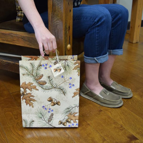 Gift Bag - Acorn & Pines, Medium - Image 3