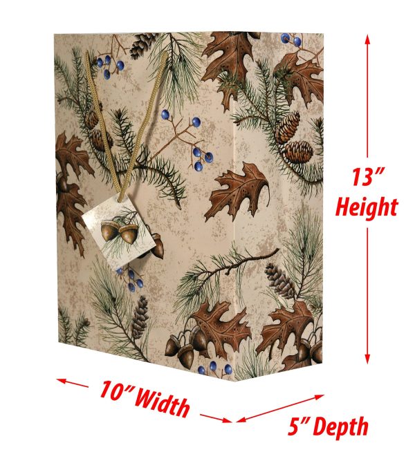 Gift Bag - Acorn & Pines, Medium - Image 2