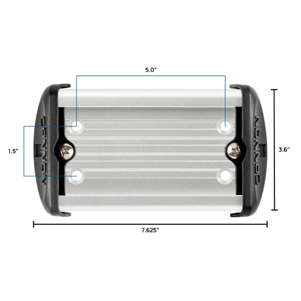 Mounting Track - Aluminum, 6" - Image 3
