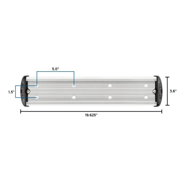 Mounting Track - Aluminum, 18" - Image 3