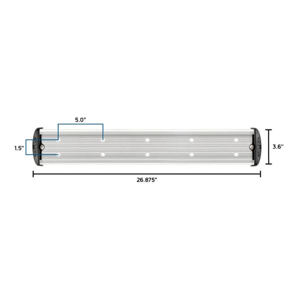 Mounting Track - Aluminum, 24" - Image 3
