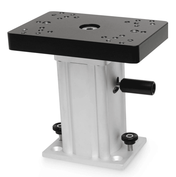 Swivel-Base Pedestal Mount - Aluminum, 6"