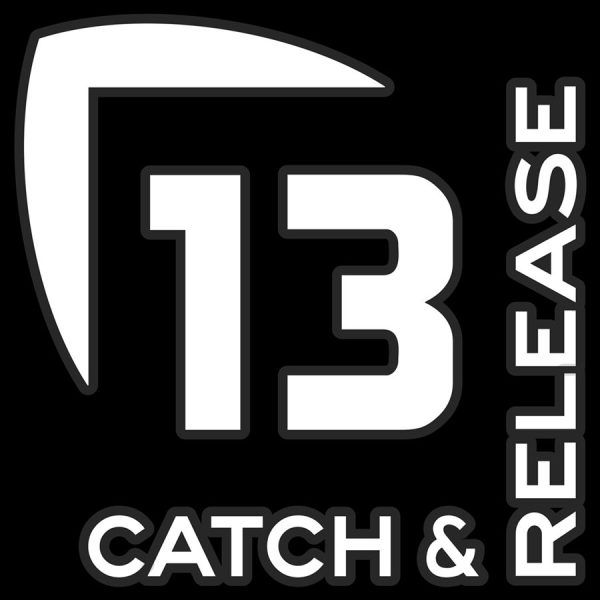 13 Catch & Release Decal - White, 5"