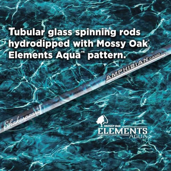 Amphibian® Camo Spinning Combo - 5'6", Blue, Medium - Image 5