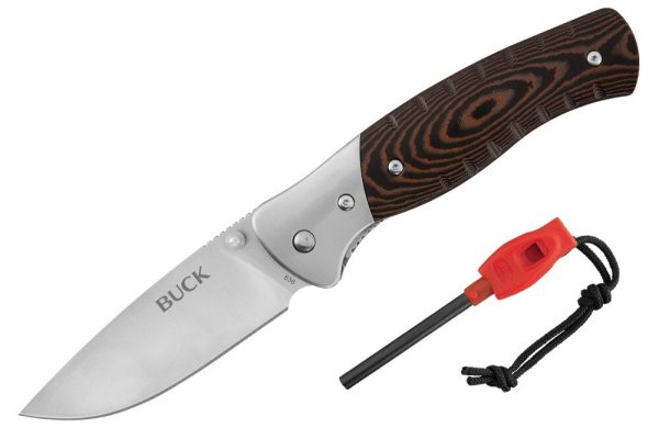 836 Folding Selkirk Knife with Fire Starter - 3 9/10"