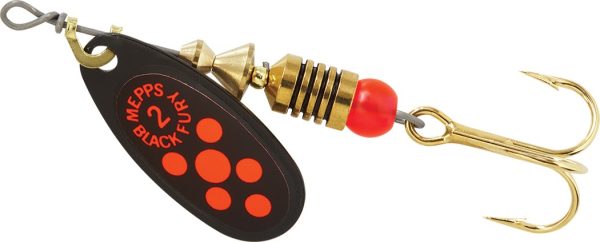 Black Fury Plain Treble - Flourescent Red, 1/6oz