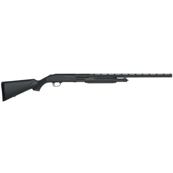 Black 12 Gauge Pump Action Shotgun