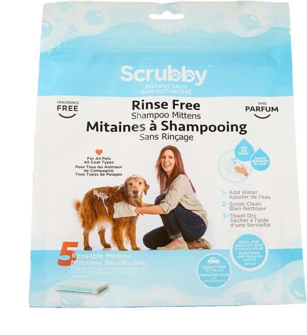 Rinse Free Shampoo Mittens - 5 Mittens