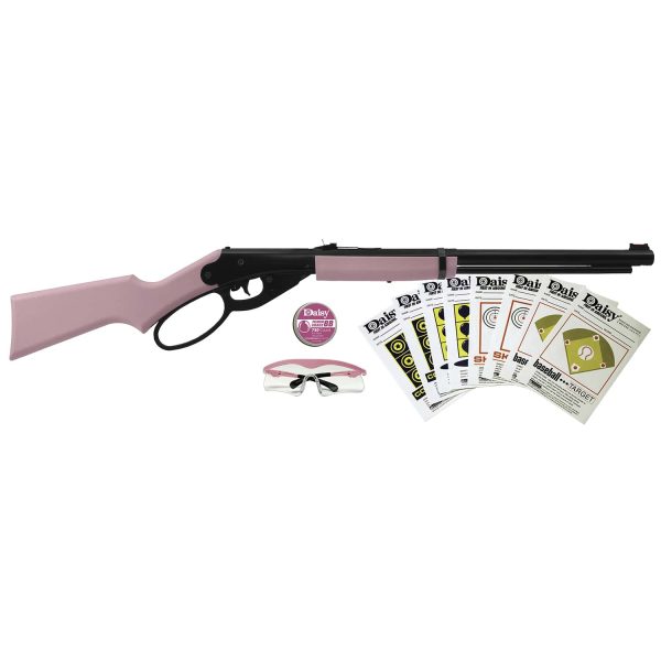 Lever Action Carbine BB Gun Fun Kit - .177 BB, Pink