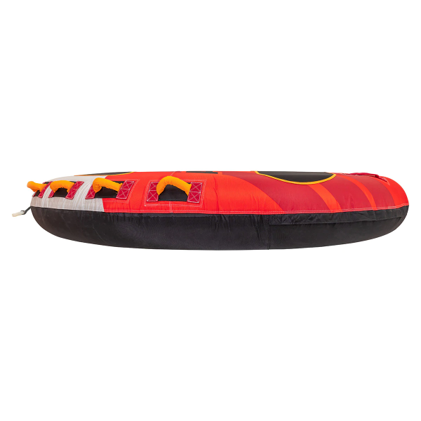 Side view of the wet n wild tube, showing the handles