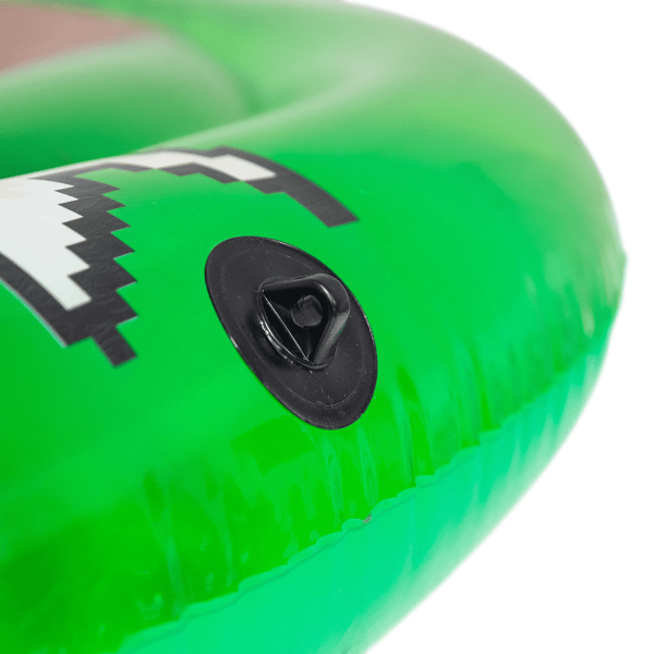 Close up of the tether point on the float
