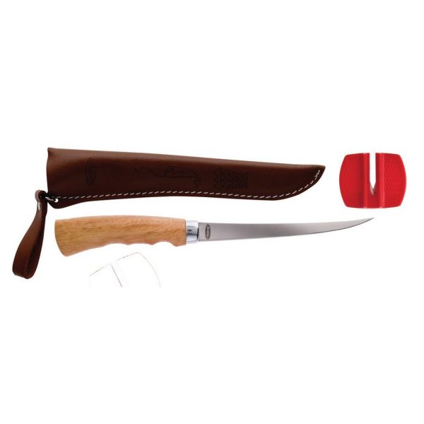 Wooden Handle Fillet Knife - 6"