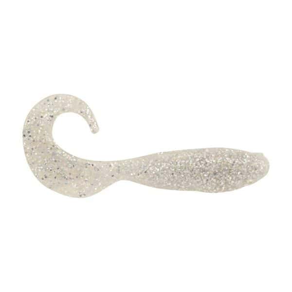 Gulp!® Minnow Grub - White Bling, 3"