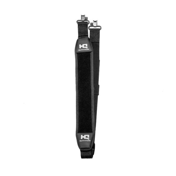 Stretch Neoprene Sling with Swivels - Black