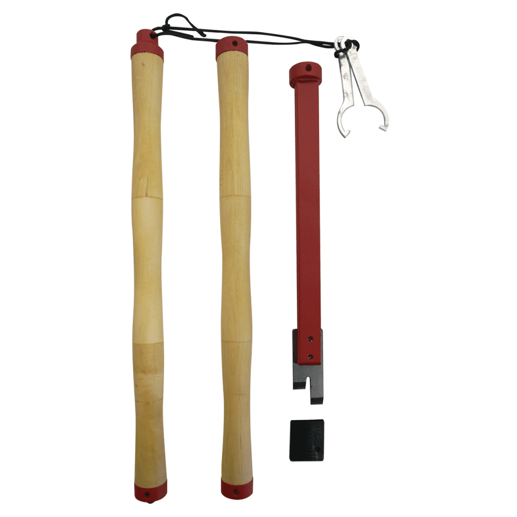 Image of the siberian ice chisel disassembled