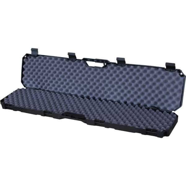 Open Rifle Case showing interior eggshell foam