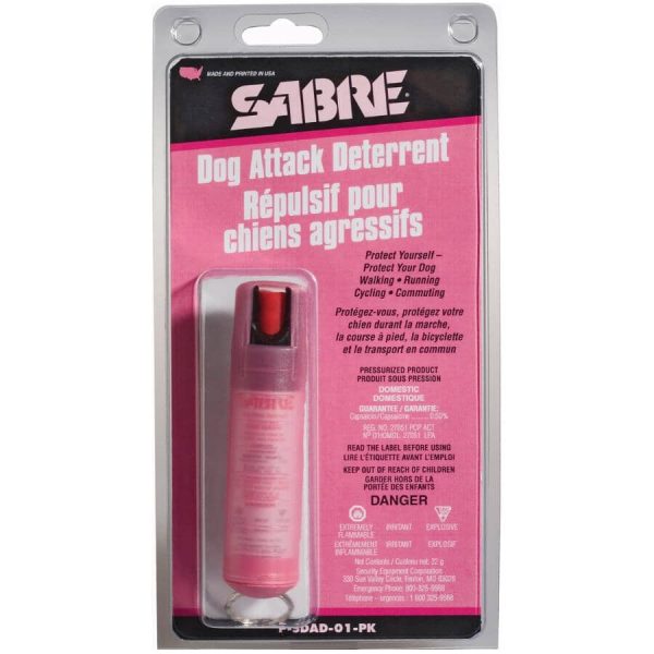 Pink Protector Dog Spray with Key Ring - .75 oz