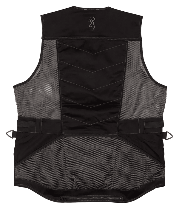 Ace Shooting Vest - Left Hand, Black/Black - Image 2