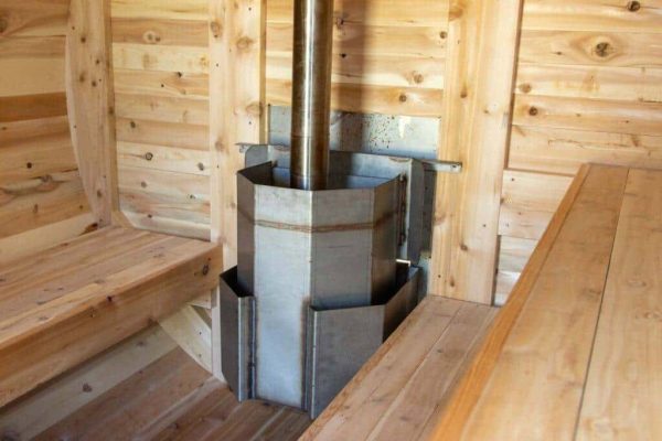 Barrel Sauna - 8' Barrel, 7' Diameter - Image 2