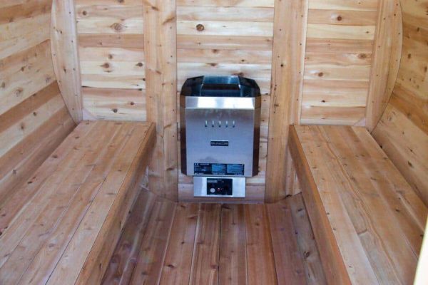 Barrel Sauna - 8' Barrel, 7' Diameter - Image 3