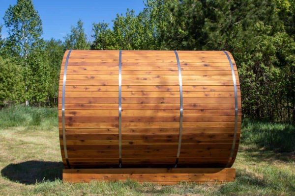 Barrel Sauna - 8' Barrel, 7' Diameter - Image 4