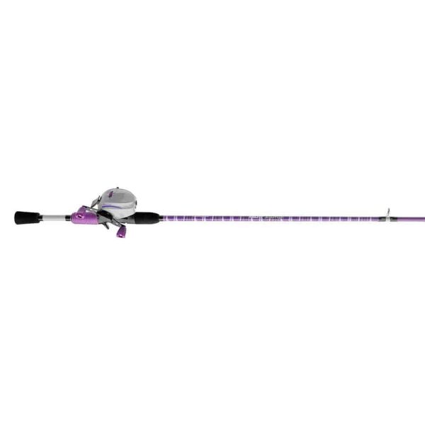 Jellyfish™ Spincast Combo - Medium, 5'6", Purple