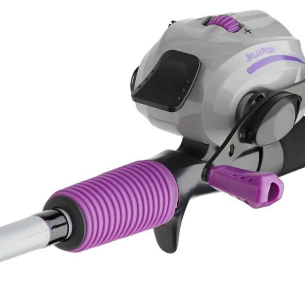 Jellyfish™ Spincast Combo - Medium, 5'6", Purple - Image 3