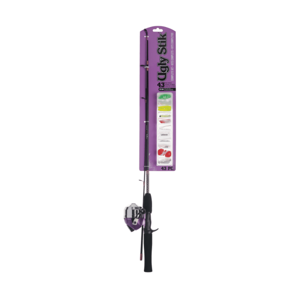 Ugly Stik Complete Ladies Spincast Kit - 5', Light