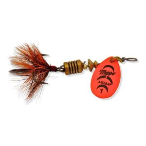aglia dressed hook flourescent red