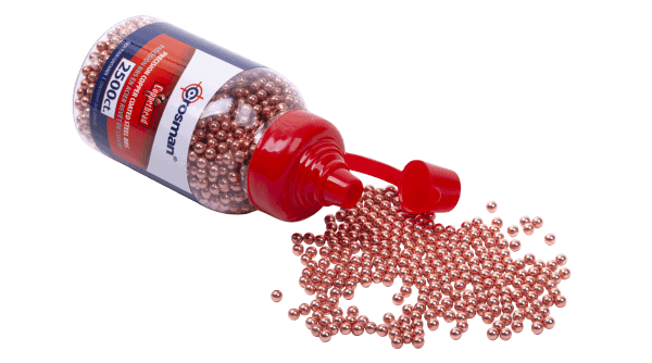 Copperhead® BBs - 4.5mm, 2500 Count, Copper Coated, Precision Steel BB
