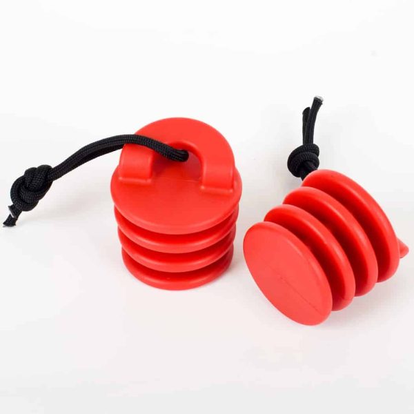 Scupper Stoppers - Red, 2 Pack, Large