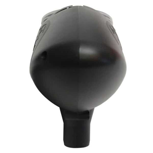 200 Round Gravity Loader Black Back