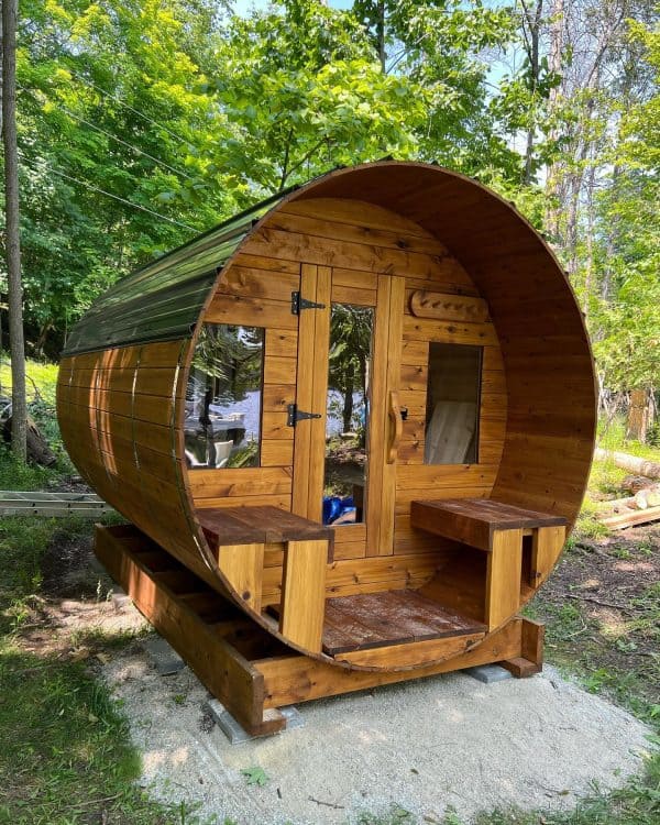 Barrel Sauna - 12', 4' Change Room