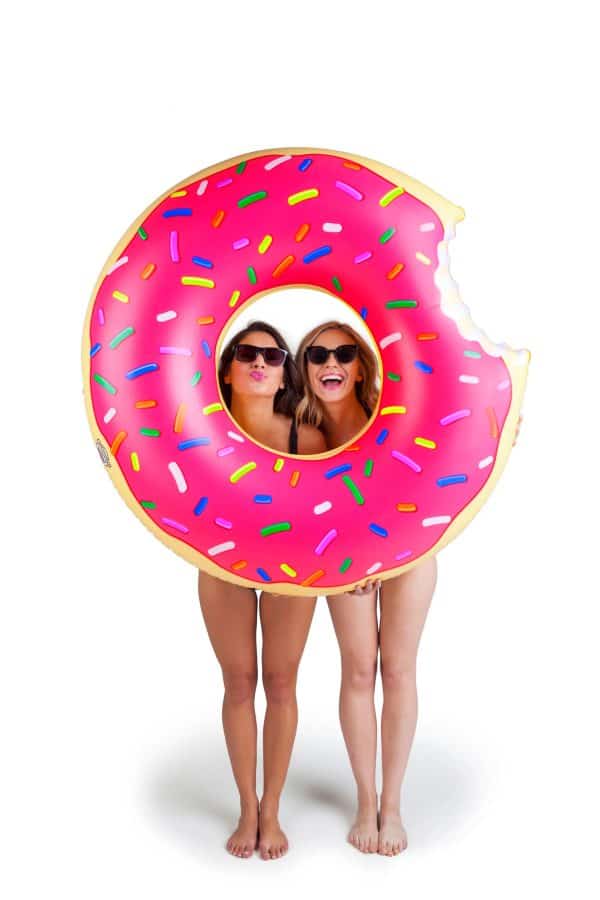 Giant Frosted Donut Pool Float