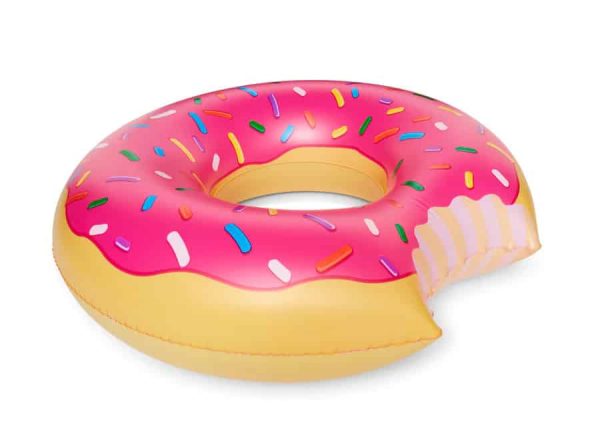 Giant Frosted Donut Pool Float