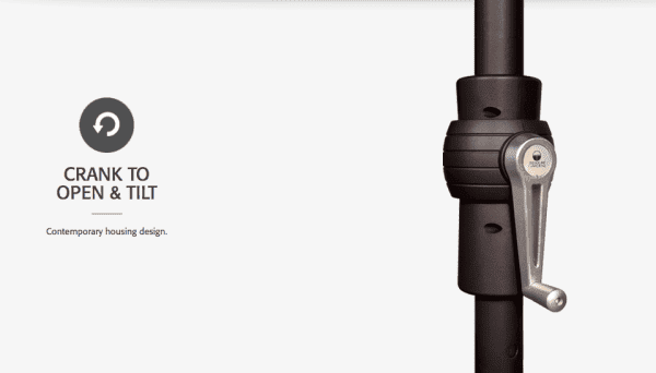 Octagon Auto Tilt Market Umbrella - Image 3