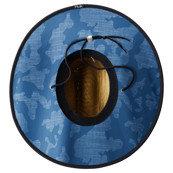 Huk Running Lakes Straw Hat Titanium