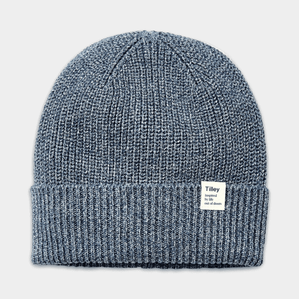 Marled Toque - Navy/Oatmeal