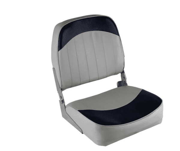 Promotional Low Back Fishing Seat - Grey/Navy
