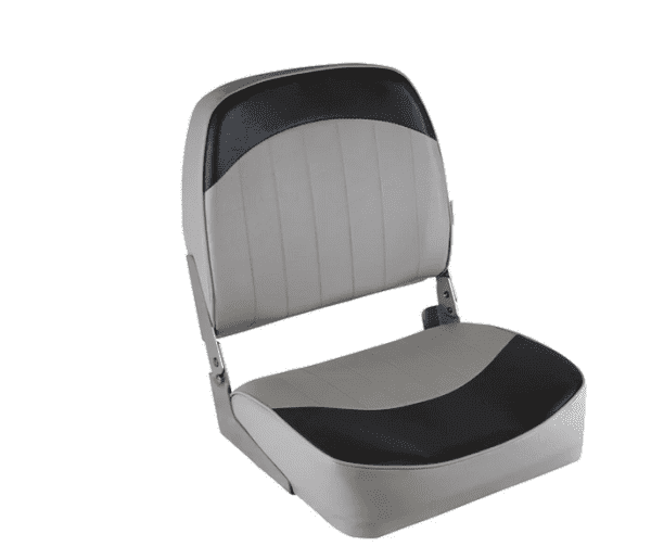Promotional Low Back Fishing Seat - Gray/Charcoal