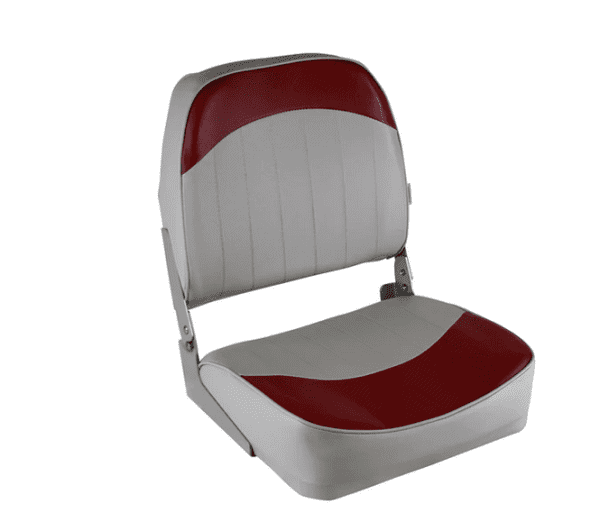 Promotional Low Back Fishing Seat - Grey/Red