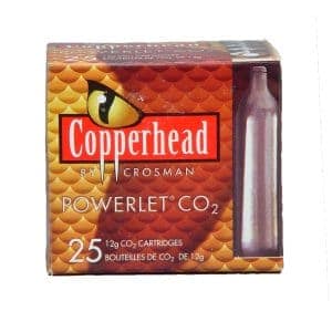 Crosman - Powerlet CO2 Cartridges, 25 Pack
