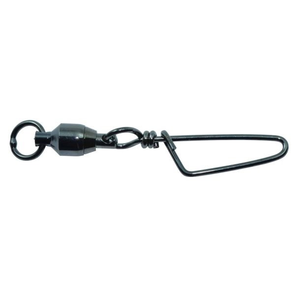 BALL BEARING SWIVEL WITH COASTLOCK (BLACK)