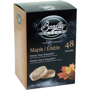 Smoker Maple Flavor Wood Smoking Bisquettes Detail