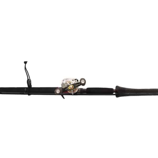 2-Piece Casting Rod Glove Black Action Shot