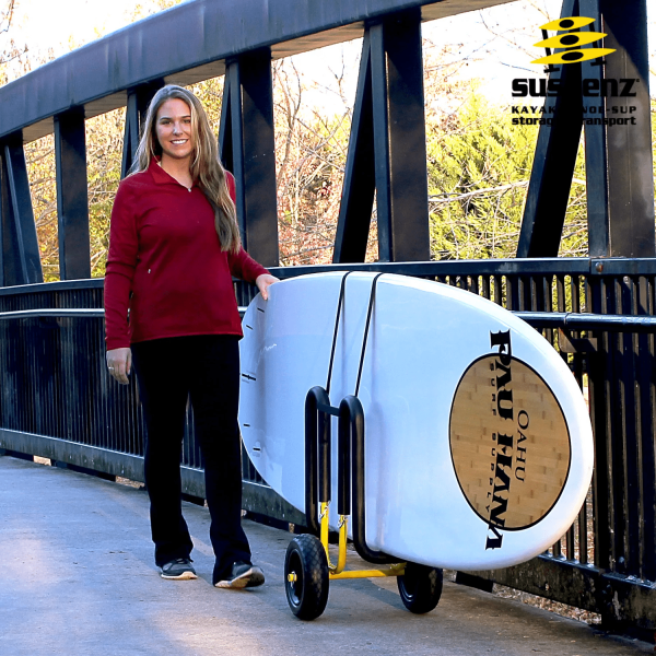 Single-UP SUP Airless Cart Action Shot