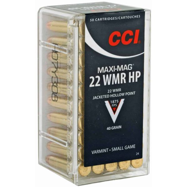 Varmint MaxiMag - 22 WMR, 40g, JHP, 50 Rounds