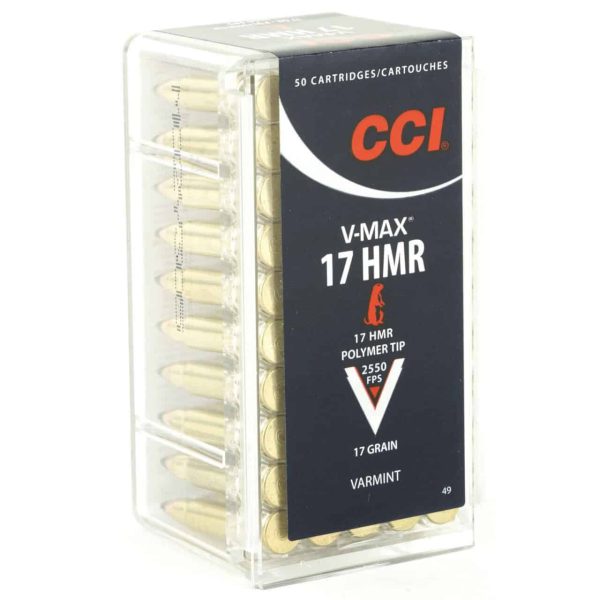 Varmint - 17 HMR, 17g, VMax Poly Tip, 50 Rounds