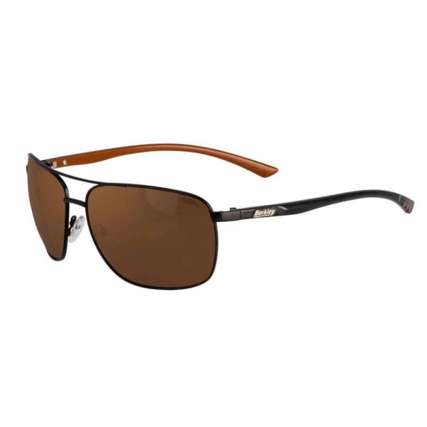 Sunglasses - Black, Copper Lens