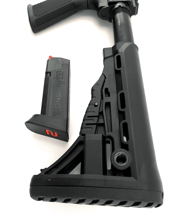 Takedown - 9mm, 18.6" Barrel, Semi Auto, Non-Restricted Rifle Detail